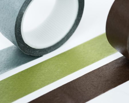 Closeup of ribbon roll isolated on white background Closeup of ribbon roll isolated on white background